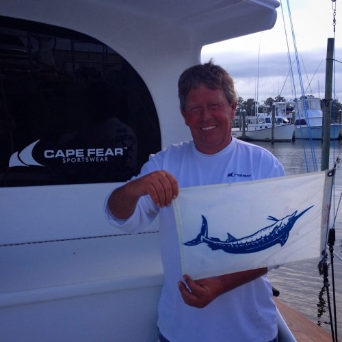 1st Blue Marlin of the season for SWORDFISH SPORTFISHING out off OBX. Book your OBX charter today 855-476-7671! #Fishing #OBX #BlueMarlin #FinandField