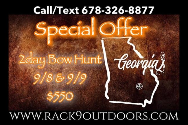 Opening Day in GA!! 2day hunt.  Great opportunity for a Velvet Buck!! 3,000 acres of hardwoods, planted pines, crop fields, grazing pasture.  Food and Lodging are not included. Call/Text 678-326-8877