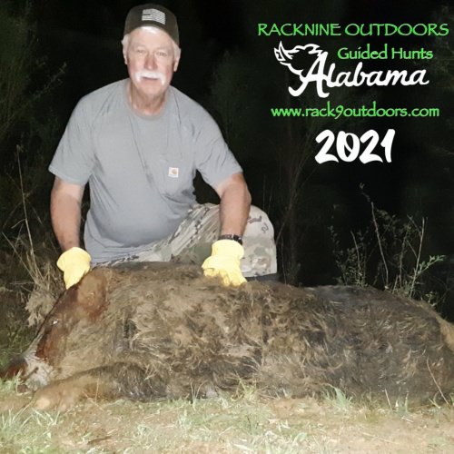 Big Congrats To Roger on his 194lb boar from Racknine Alabama!!! #hoghunting #alabamahoghunting #racknineoutdoors
