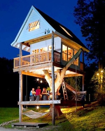 Would you spend the weekend in this tree house? 

#Weekend | #Adventure | #TreeHouse | #Hunting | #Fishing | #FinandField