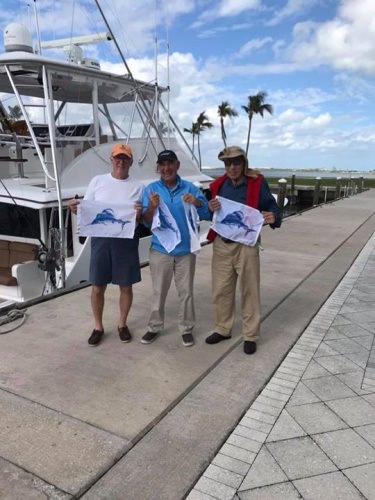 4 for 6 is a respectable showing any day, especially on feisty billfish! The smiles on those anglers faces is courtesy of Stuart Big Game Fishing (http://bit.ly/2kxmAmW). #BookWithConfidence since they are endorsed by offshore fishing expert Fly Navarro in the Fly Zone Adventure Series.