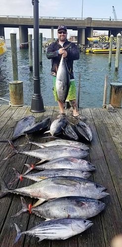 Fishing Report - Ocean City, MD Restless Lady Charters boat Restless Lady 2 put 350# of tuna on the dock. Book your #RestlessLady #Fishing #Adventure @ #FinandField