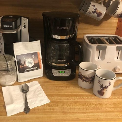 Our hog hunters coffee of choice is Hunters Blend Coffee #presetcoffee #huntersblend #coffee #hunters