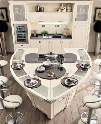 Boat Kitchen? If you can't be on the water, then a kitchen set up like this might help! 
#Fishing #Boating #Outdoors #Indoors