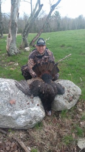 Paul got his bird this morning before the rain came in.