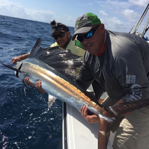 Is a sailfish on your bucket list? Fishing is good off West Palm Beach. #Fishing #Florida #FinandField