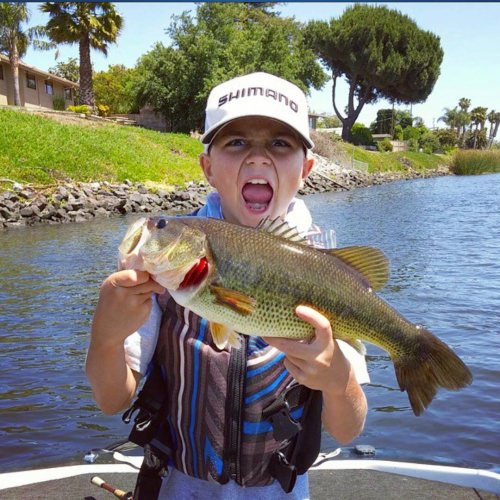 Winner! Way to go Kaden! #Fishing #FaceofWinner #FinandField #Bass