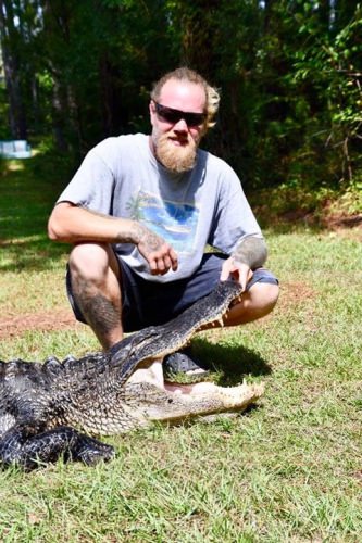 Brandon and Tommy joined us for an alligator hunting adventure that resulted in Brandon killing his first animal, a 10’3” trophy alligator that weighed 285#!