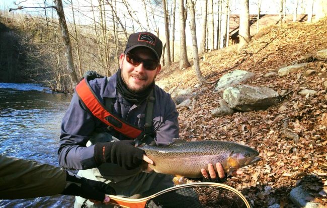 Fishing with the best apparel in the industry in good ole west virginia