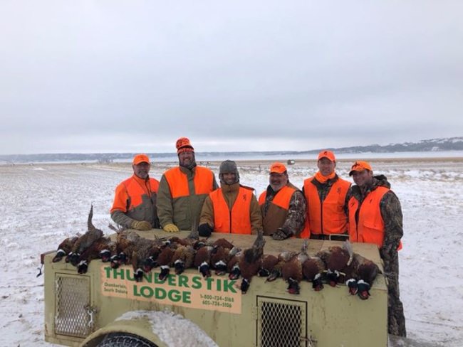Thunderstik Lodge is open for Winter pheasant hunts! It's a totally unique experience and challenge. Plan a trip with this endorsed lodge and #BookWithConfidence!

Papa's Pilar | #PapaWouldBeProud | #NeverASpectator