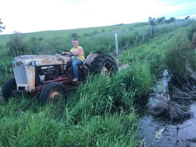 “Mowing weeds” down in the trees or “Mudding it up!”