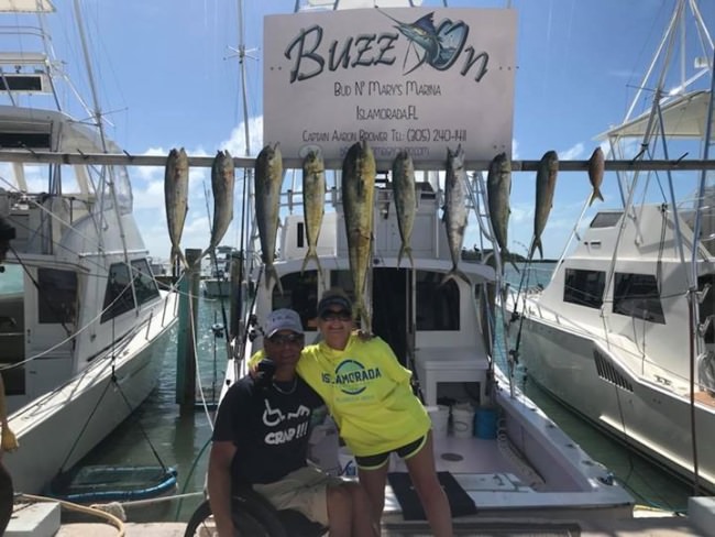 Check out the recent mahi action that Brower Fishing Charters on the Buzz On got into! Click http://bit.ly/2mt82Wj to check out pricing and availability!