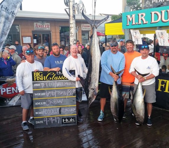 Scales are open at  4 for the 5th Annual Huk Big Fish Classic. Watch live actions at www.bigfishclassic.com to see who claims their spot on the leader board. #BFC #Huk #FinandField #OceanCity