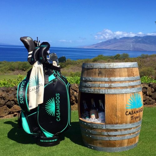 Different kind of adventure! Great to see Casamigos Tequila congratulating the Master champ. #golf #adventure #casamigos #finandfield