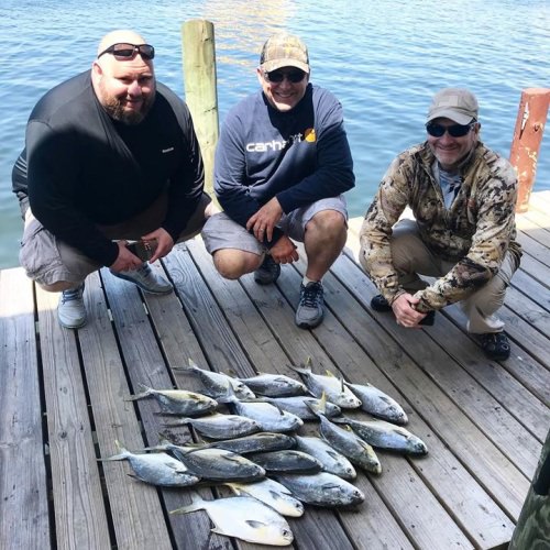 Capt. Adam stuck it to them today!
.
.
.
#pompano #crush #limit #repeats #charter #fishing #destinflorida #vacation #beach #skinnywaterculture #skifflife #cfifr #legendarymarine #lighttackle #catchandfillet #panhandlefishingcharters