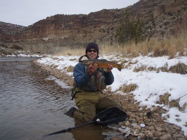 With great river conditions, few anglers and willing fish; winter fishing here in northern New Mexico is a blast! If you are thinking about doing a little skiing here in our area, why not fit in a day or two of fishing while you are here. We love to fish during the "off season"