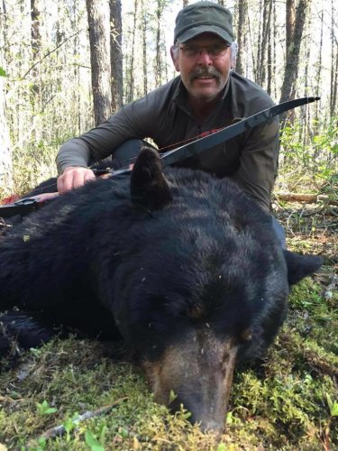 Jimmy got a monster bear! What do you think it measured out at? #Hunting #Adventure #DreamBig2016 #FinandField