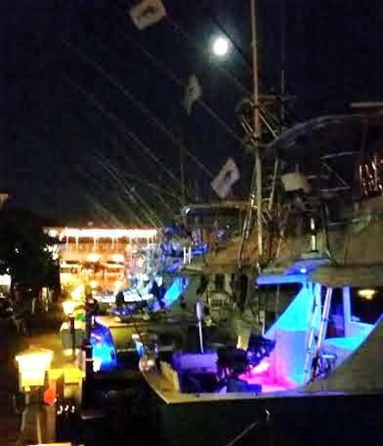 Game On Sportfishing flying flags at Ocean City Fishing Center! #WMO2015 #OC #Fishing #FinandField