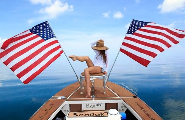 Kicking off July with some Red, White, and Blue!
Happy Birthday America. #USA #Fishing #4thofJuly #FinandField 
PC: Hunter Ledbetter with Amber Marchant