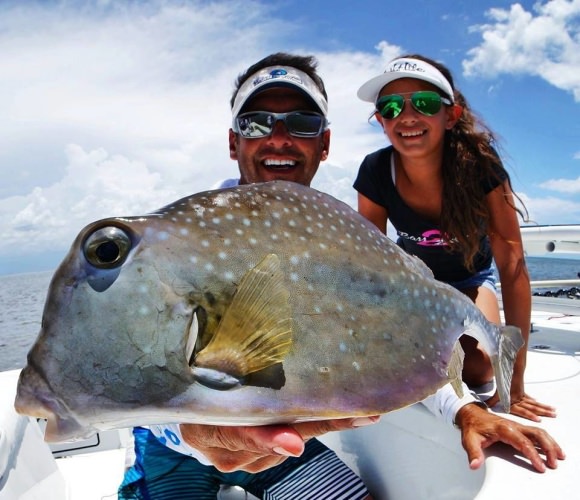 Peter Miller Fishing & Emily caught this beauty. Do you know what it is? #Fishing #Aventure #MakingMemories #FinandField