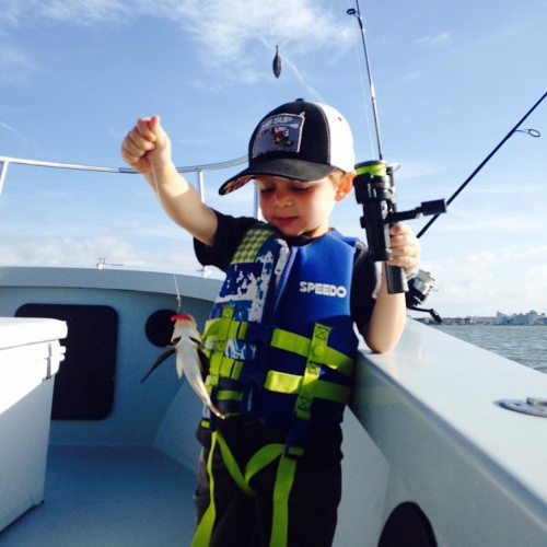 Fishing is for all ages! Great to see little girls and guys with a rod in their hands. #Fishing #FinandField