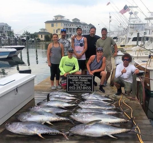 Capt. Dale Lisi & Foolish Pleasures Big Game Fishing are crushing em. Some open dates in July! Book your Foolish Pleasure fishing adventure today. And don't forget a new season of Wicked Tuna OBX starts July 1st. #Fishing #OC #MD #FinandField #FoolishPleasures #WickedTuna #OBX