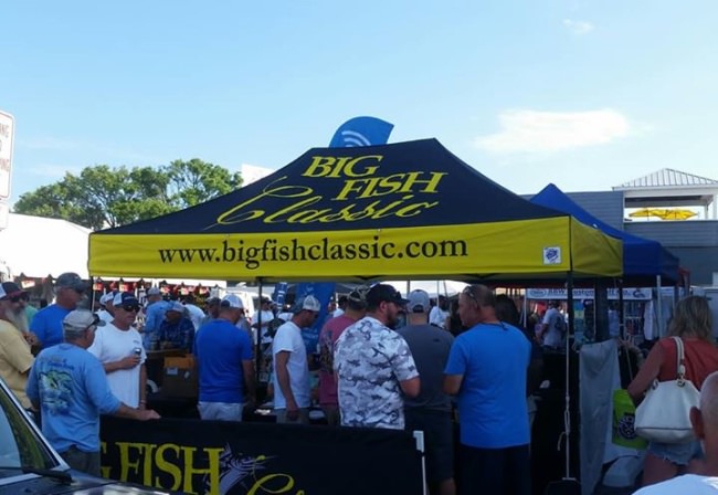 @hukbigfishclassic kickoff party and registration is rolling early. #RecordPurse #BigFishClassic #WMO #FinandField