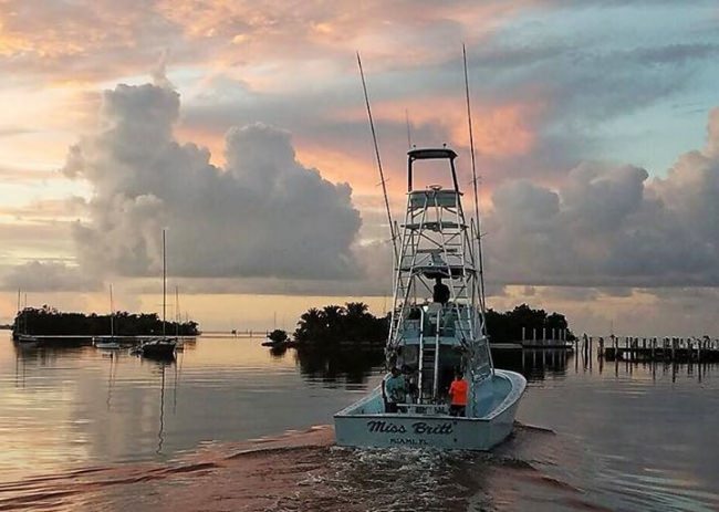Miss Britt Charters heading out for a day on the rip! Book your #Miami #Fishing #Adventure today. #FinandField