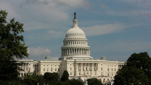 The exterior of the U.S. Capitol Building in Washington, D.C., where federal legislation like Social Security reform is enacted.