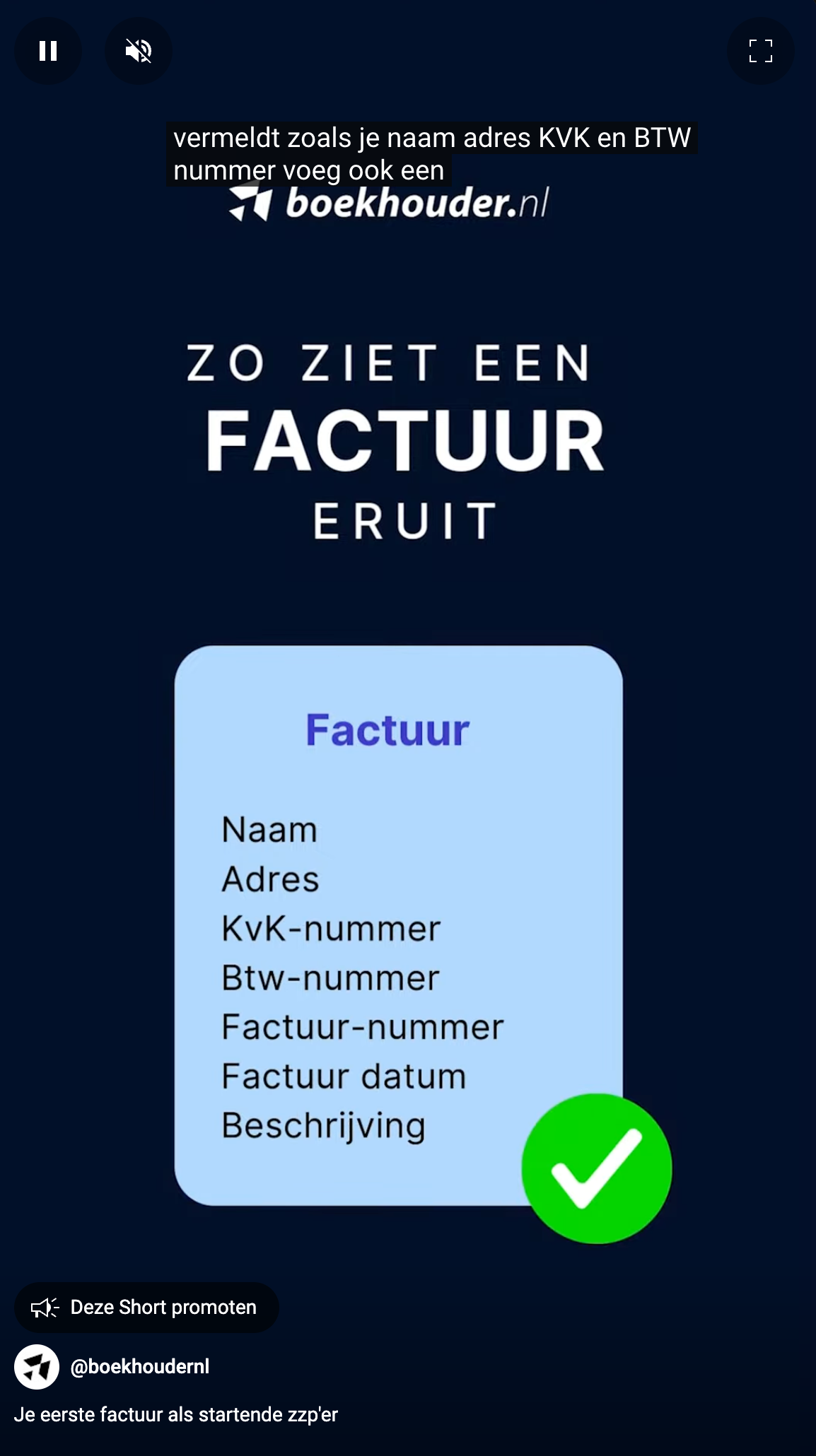 Je eerste <span>factuur</span>