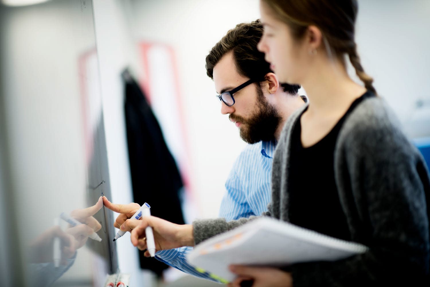 INNSPURTEN: Gode lesevaner gjennom hele semesteret betaler seg når eksamensperioden er i gang.
