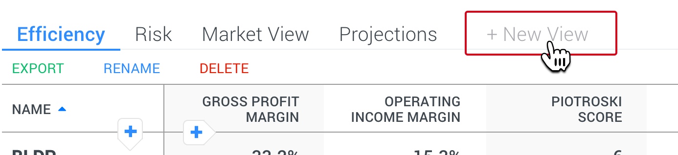 watchlist new view