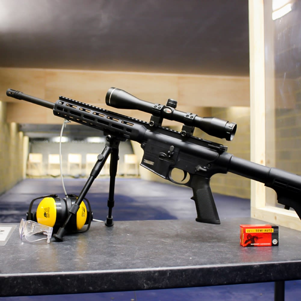 Assault Rifle Shooting for Two Birthday