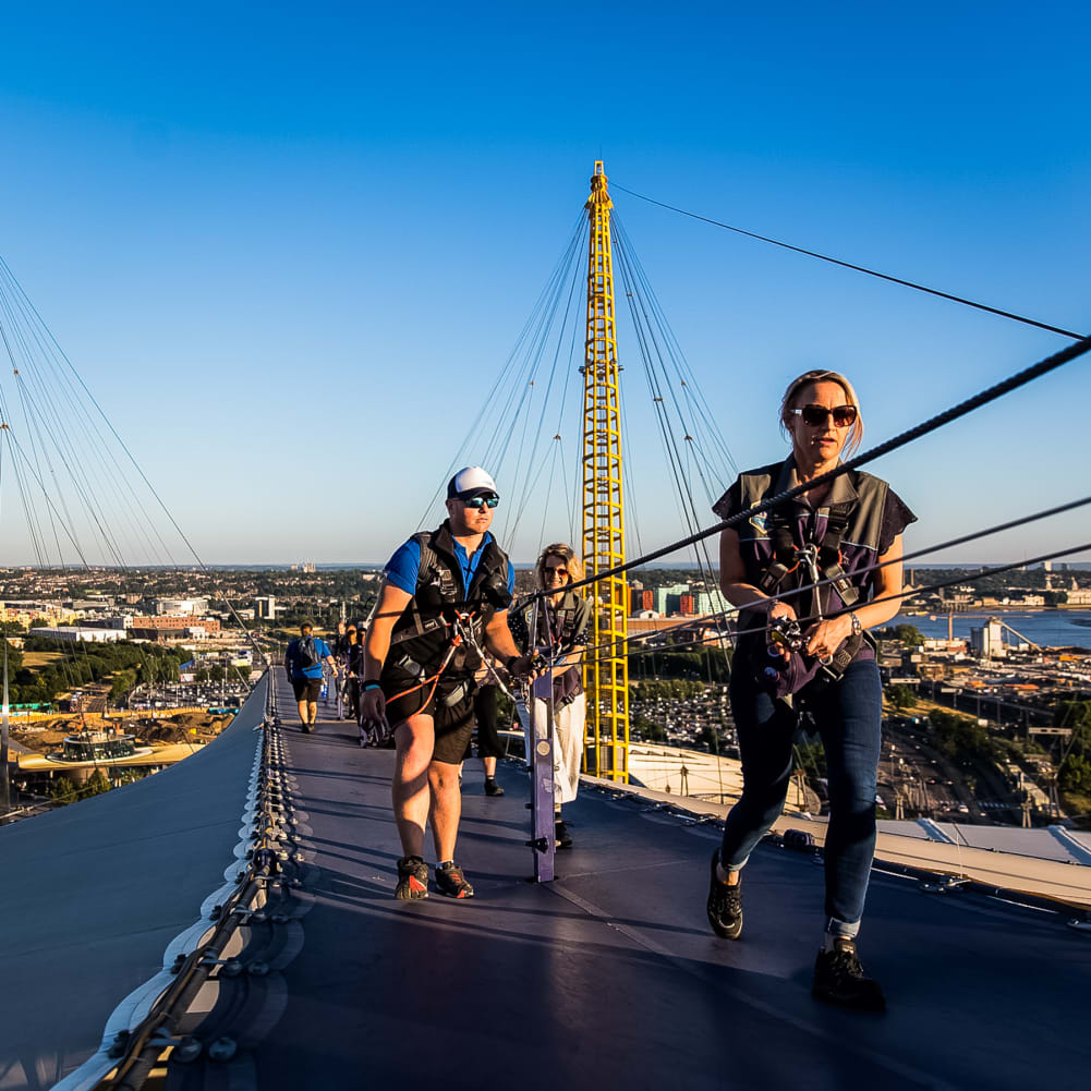 Up at the O2 Climb for Two