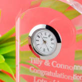 Thumbnail 3 - Personalised Crystal Clock