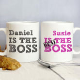 Thumbnail 1 - The Real Boss Personalised Mug Gift Set 