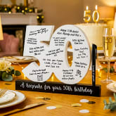 Thumbnail 1 - 50th birthday signature numbers