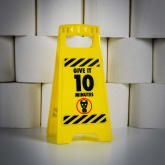 Thumbnail 4 - Funny Warning Sign- Satisfying Poo