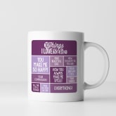 Thumbnail 6 - Personalised 10 Things I Love About My Boyfriend Mug