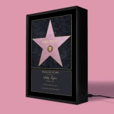 Thumbnail 6 - Personalised Walk of Stars Light Box