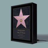 Thumbnail 7 - Personalised Walk of Stars Light Box