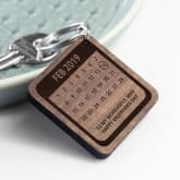 Thumbnail 1 - Personalised A Day To Remember Wooden Keyring