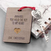 Thumbnail 2 - The Key To My Heart Personalised Keepsake