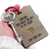 Thumbnail 5 - The Key To My Heart Personalised Keepsake
