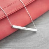 Thumbnail 2 - Personalised Horizontal Bar Necklace