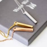 Thumbnail 1 - Personalised Bar Necklace