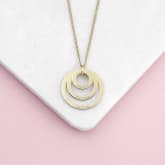 Thumbnail 4 - Personalised Rings of Love Necklaces