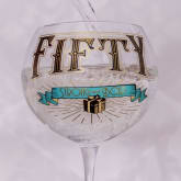 Thumbnail 3 - Prohibition Style 50th Birthday Gin Glass