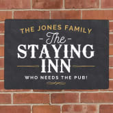 Thumbnail 3 - Personalised Staying Inn Metal Sign