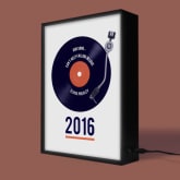 Thumbnail 5 - Personalised Retro Record Year Light Box